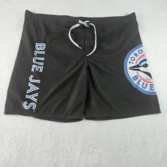 MLB Toronto Blue Jays Shorts Swim Trunks Men's Size XL Black - Picture 1 of 9
